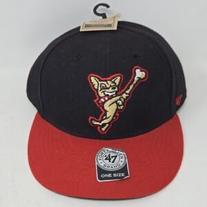 El Paso Chihuahuas Hat One‎ Size Adjustable New Era 59Fifty MiLB Red Black NWT